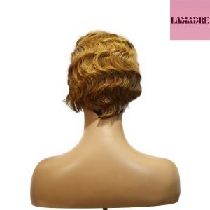 center wig machine made #27 wig remy hair h001