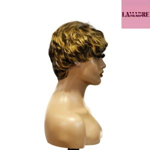 center wig machine made wig remy hair h030