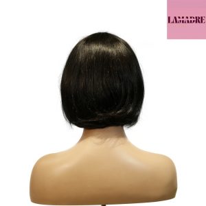 center wig machine made black wig remy hair tc027