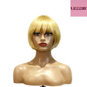 center wig machine made #27 wig remy hair h009
