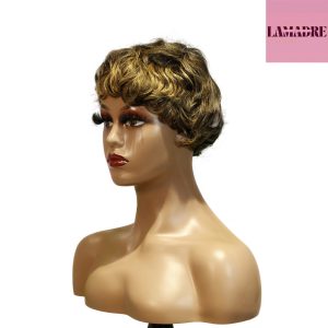 Home center wig machine made wig remy hair h030