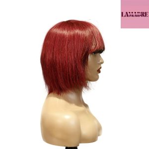 center wig machine made 99j wig remy hair h009