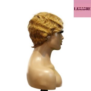 center wig machine made #27 wig remy hair h001