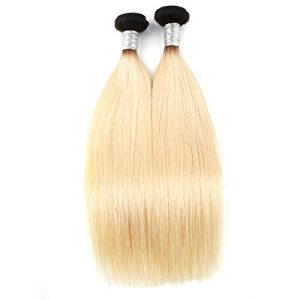 center wig remy hair 1b613 straight bundles brazilian weaving