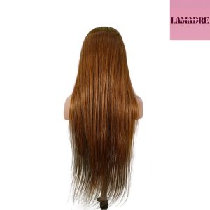 center wig 13x4 straight lace front wig 30 brown 26 inch remy hair