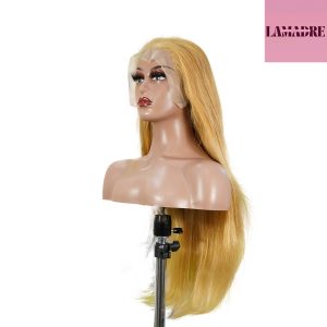 center wig 13x4 straight lace front wig 27 honey blonde remy hair