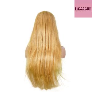 center wig 13x4 straight lace front wig 27 honey blonde remy hair